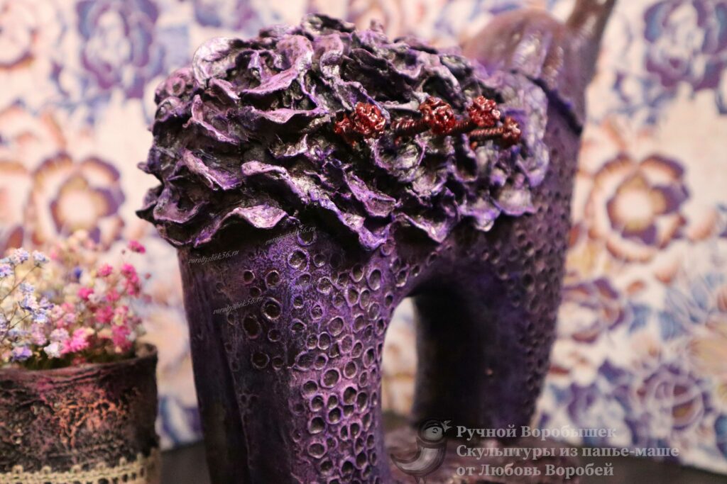 Слон Миас Ручной Воробышек Подарки ручной работы купить Оренбург фиолетовый слон для дома интерьерная скульптура ключница подставка для украшений